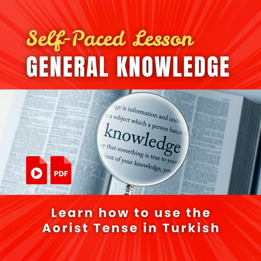 turkish lessons a2 aorist tense