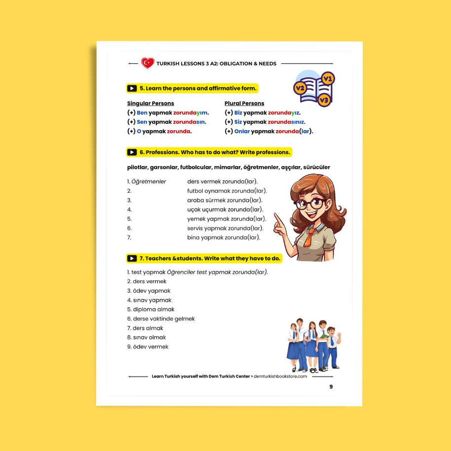 Turkish Lessons A2/3: Obligation & Needs