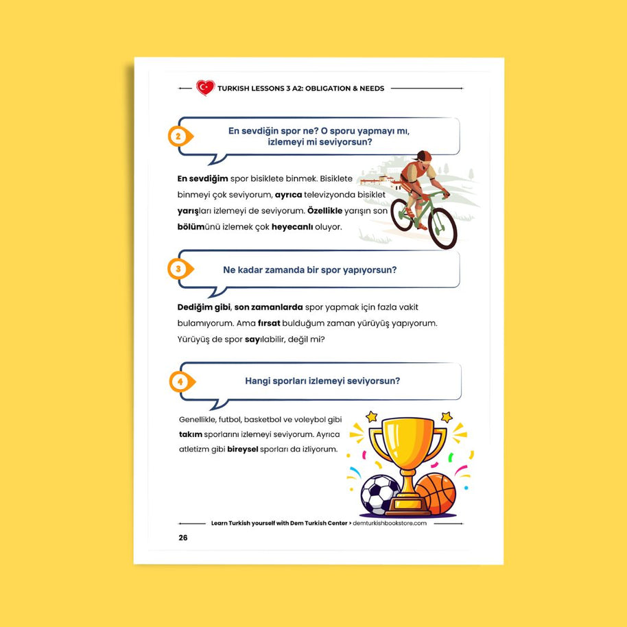 Turkish Lessons A2/3: Obligation & Needs