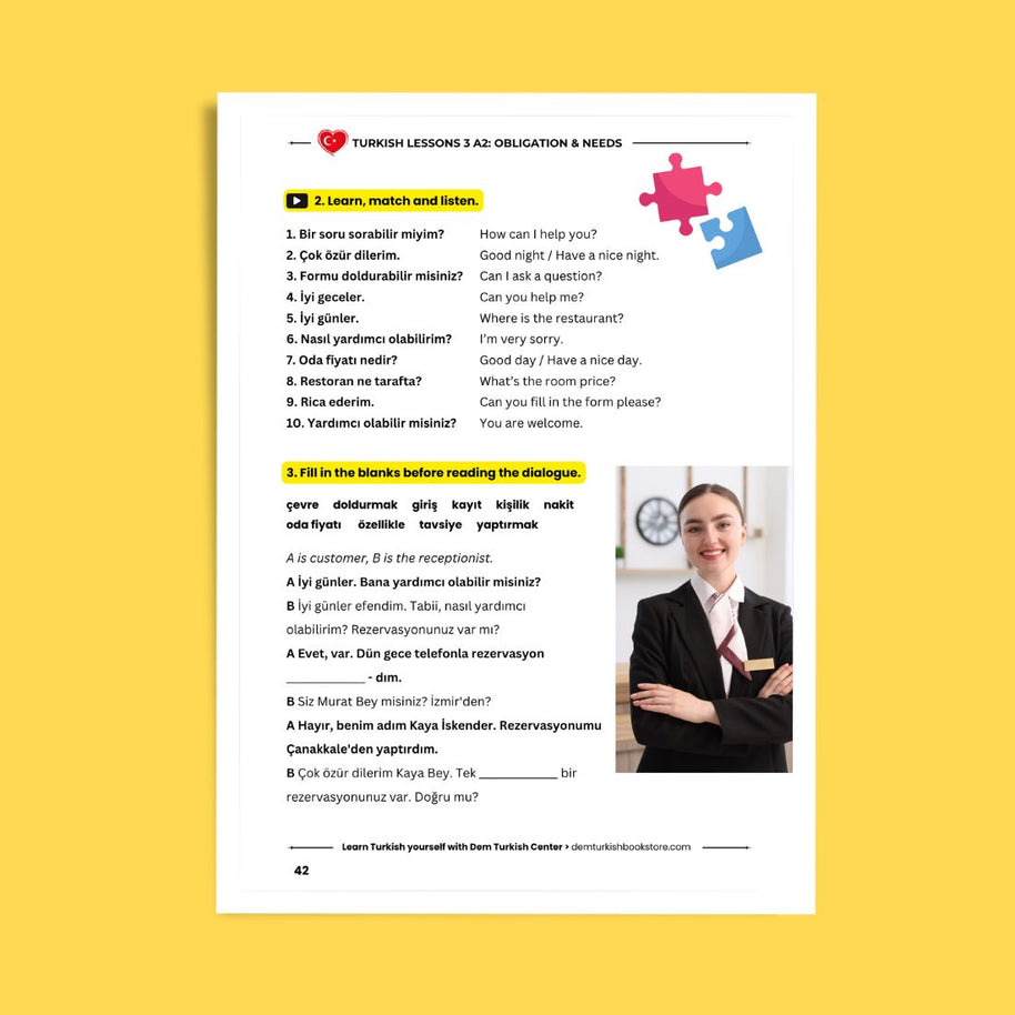 Turkish Lessons A2/3: Obligation & Needs