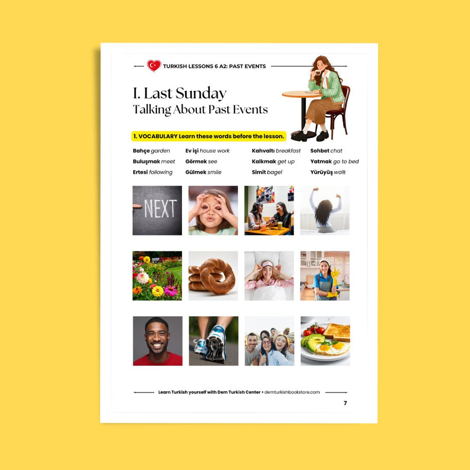 Turkish Lessons A2/6: Past Events