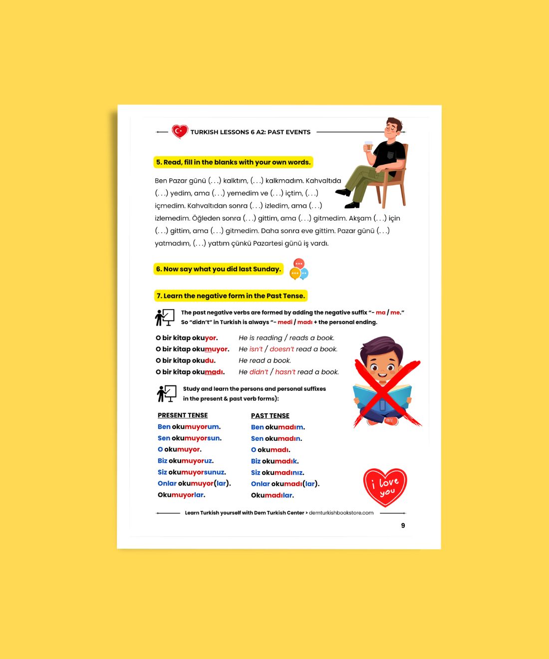 Turkish Lessons A2/6: Past Events