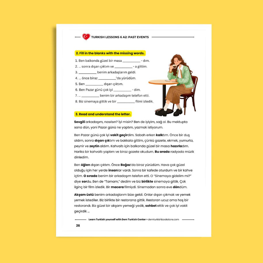 Turkish Lessons A2/6: Past Events