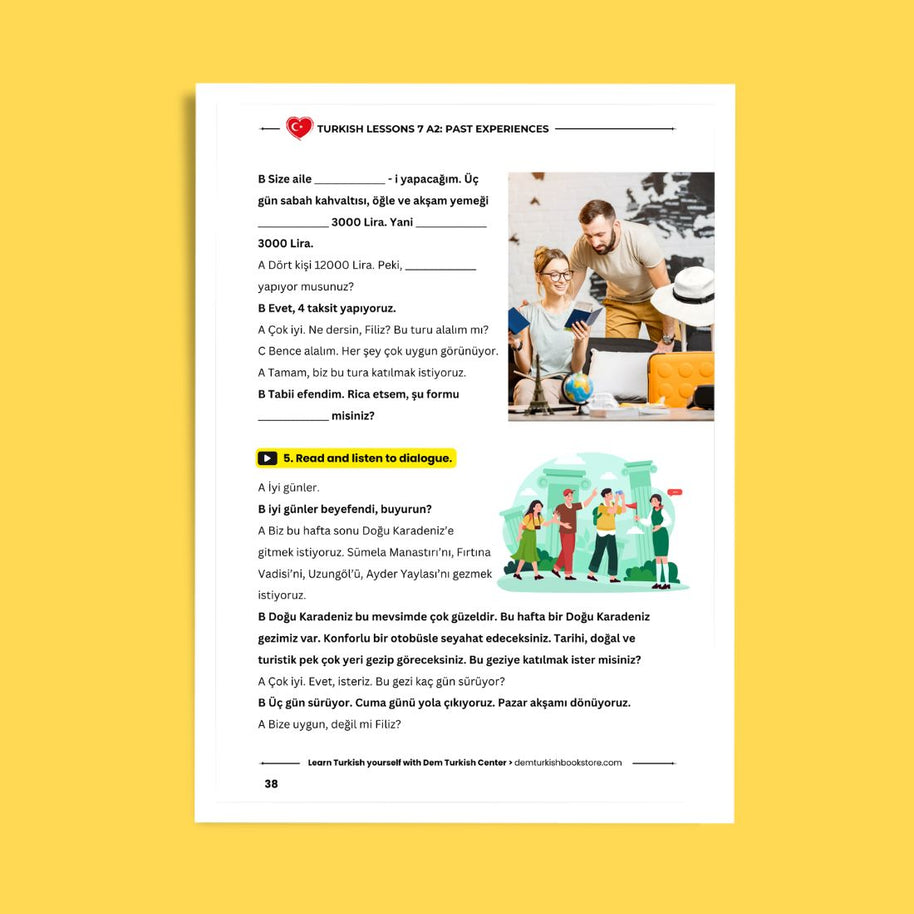 Turkish Lessons A2/7: Past Experiences