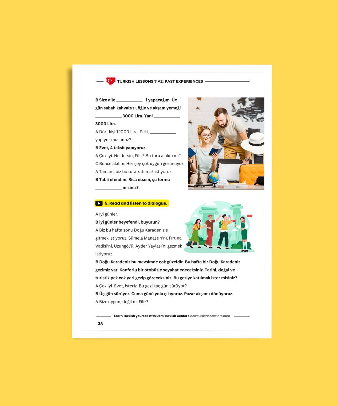 Turkish Lessons A2/7: Past Experiences