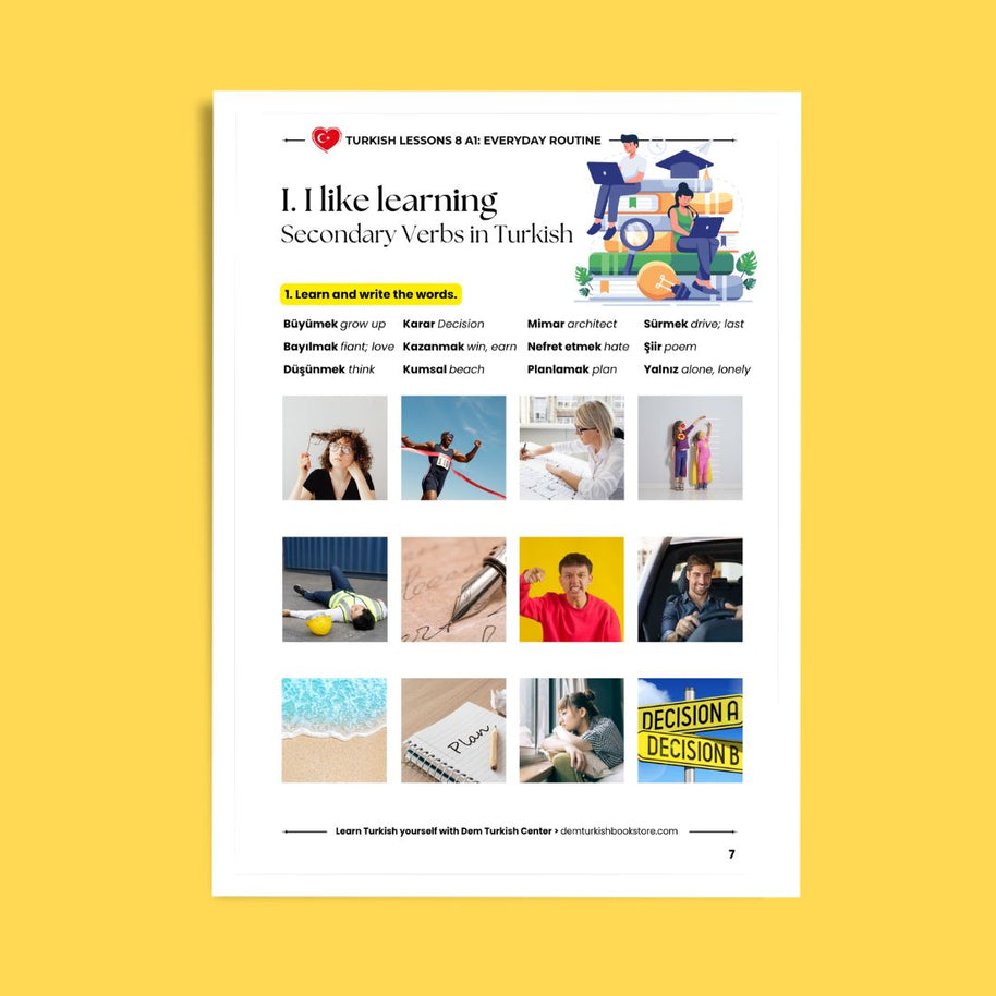 Turkish Lessons A2/11: Plans & Projects