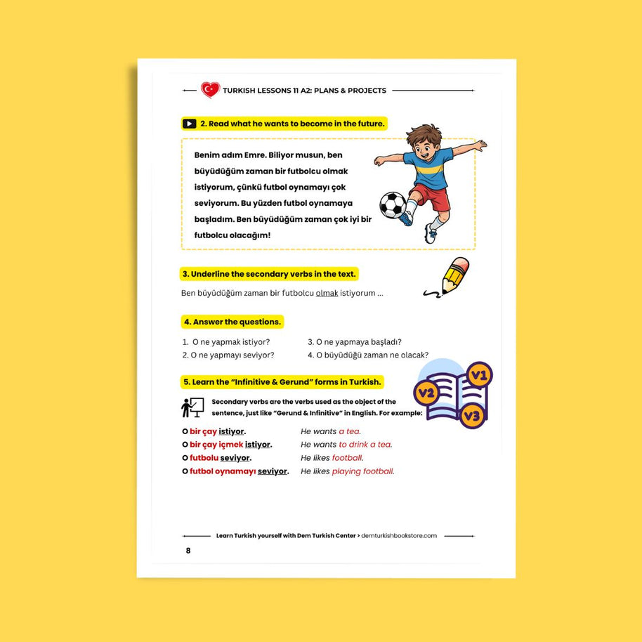 Turkish Lessons A2/11: Plans & Projects