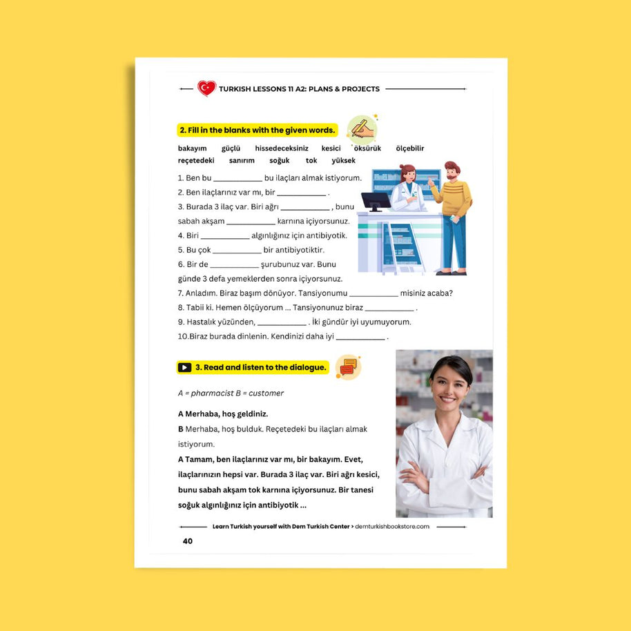 Turkish Lessons A2/11: Plans & Projects