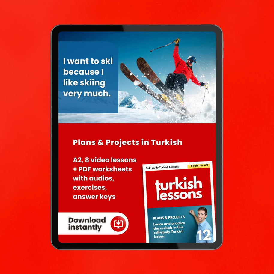 turkish lessons a2 - plans in turkish language