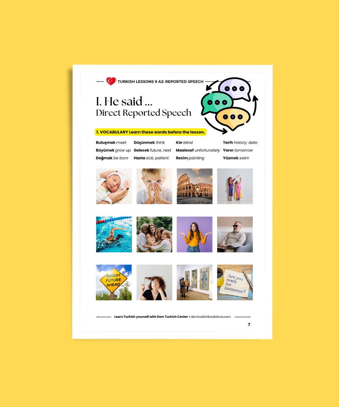Turkish Lessons A2/9: Reporting What People Say