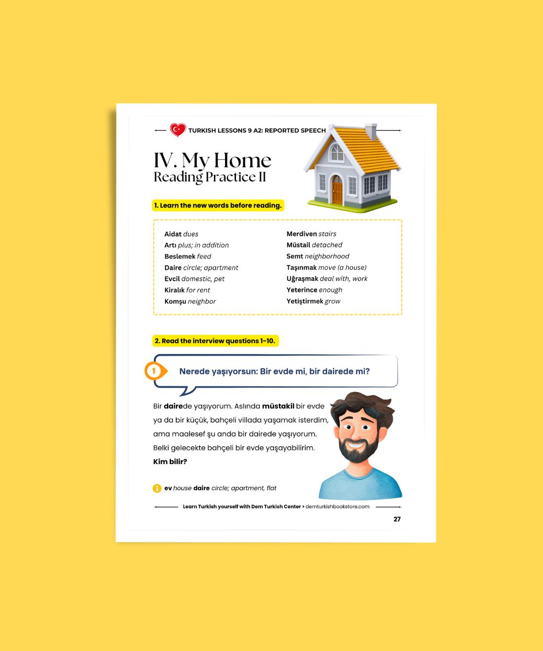 Turkish Lessons A2/9: Reporting What People Say
