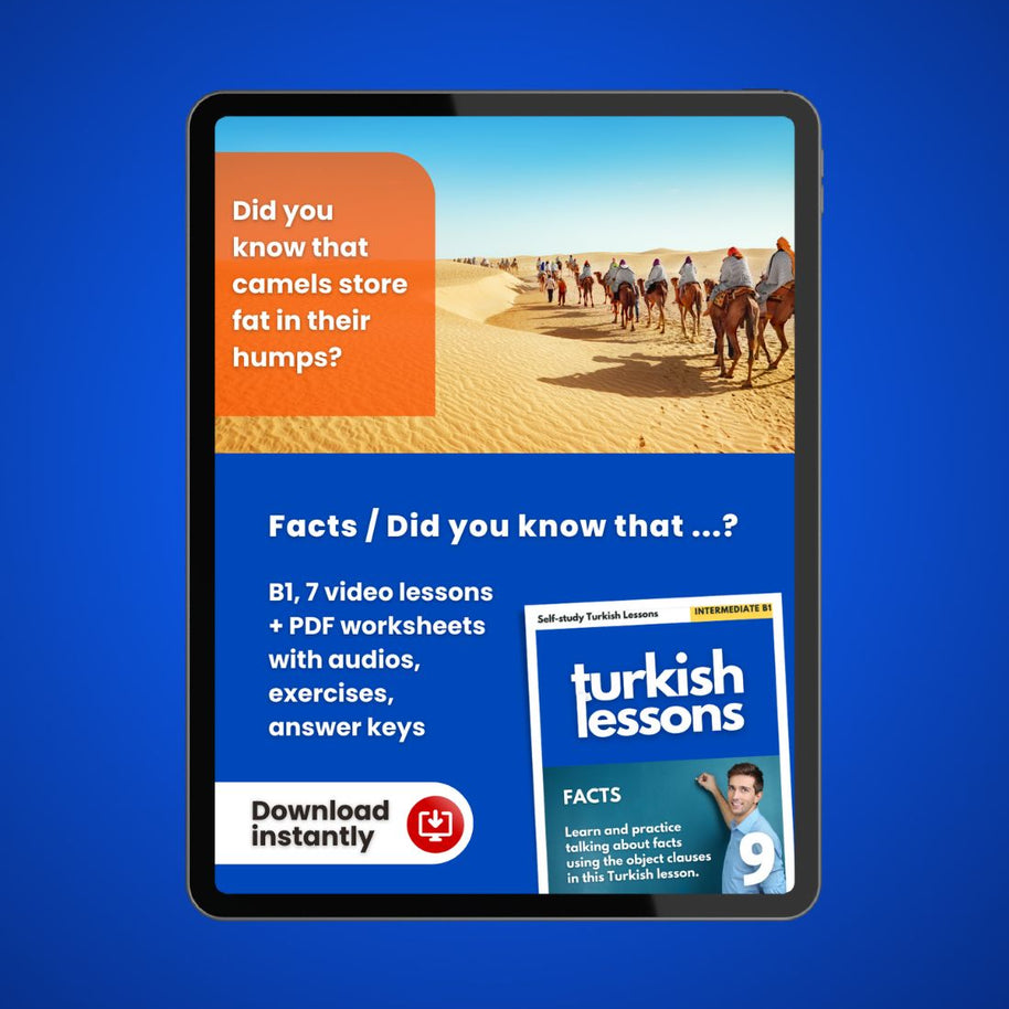 Turkish Lessons B1/9: Facts
