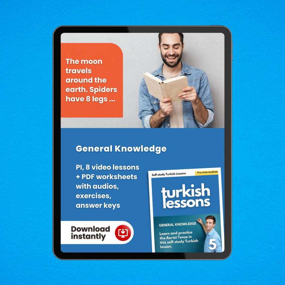 turkish lessons - general knowledge in turkish language
