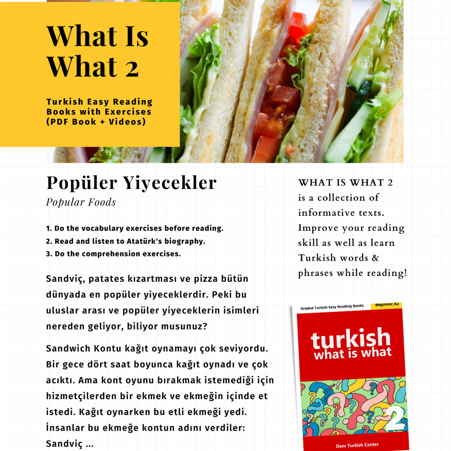 turkish reading books a2 - what is what 2