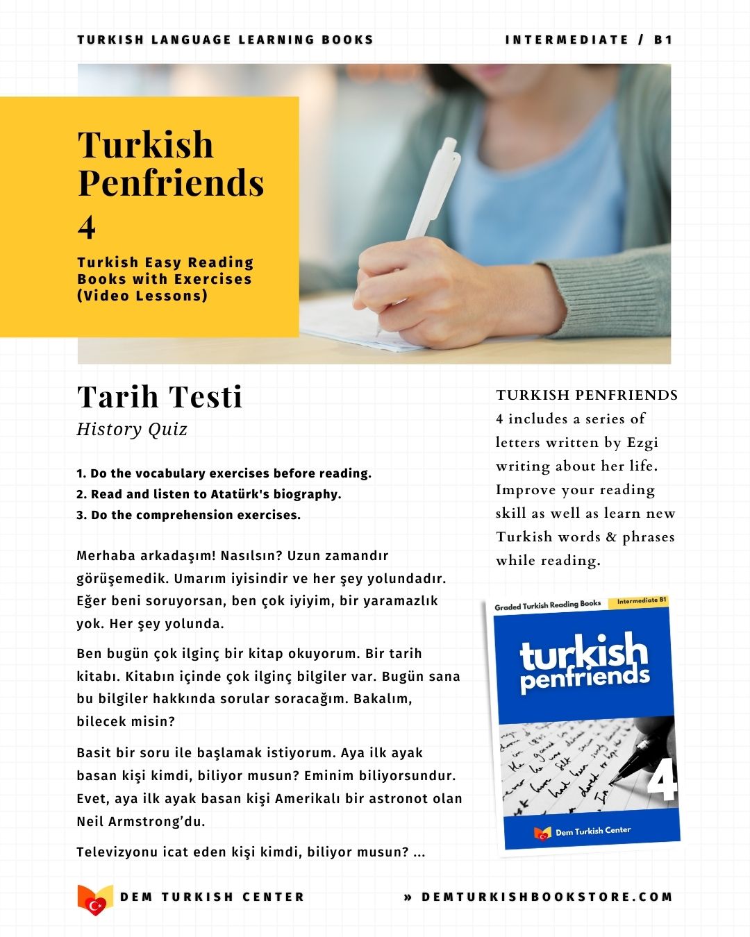 turkish reading books b1 - turkish penfriends 4