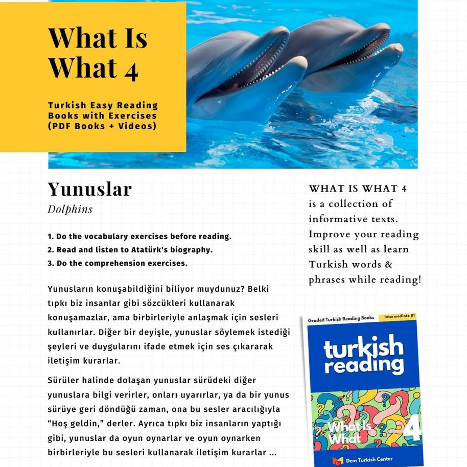 turkish reading books b1 - what is what 4