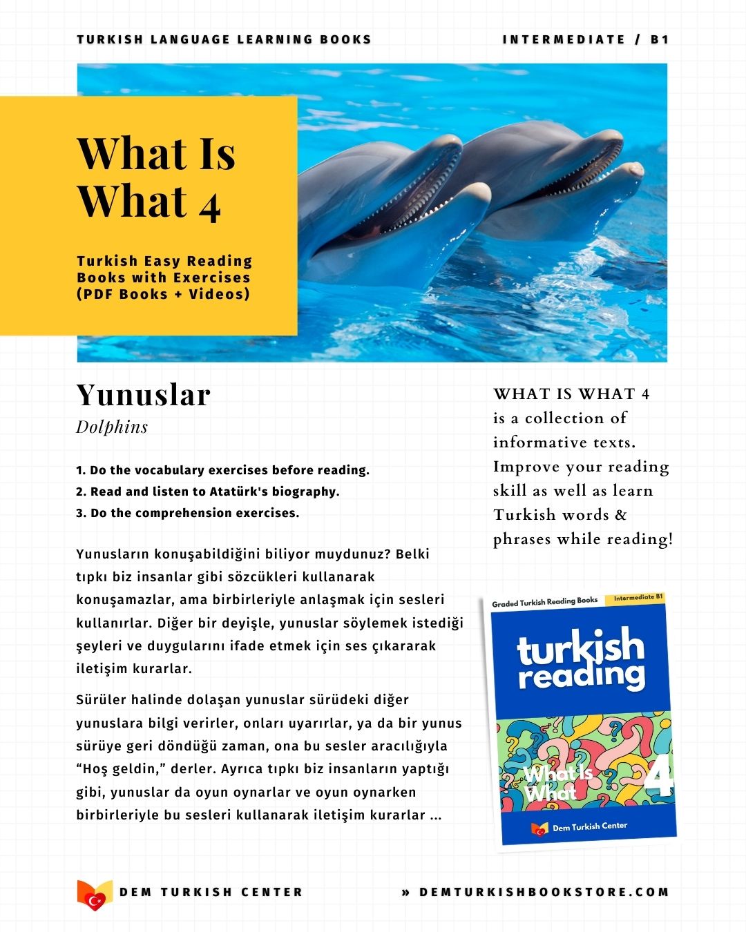 turkish reading books b1 - what is what 4