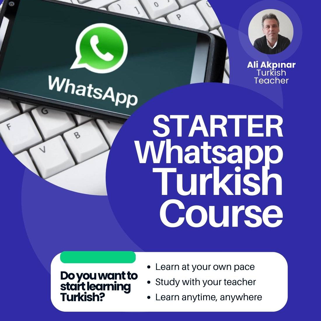 STARTER Turkish Course (On Whatsapp)