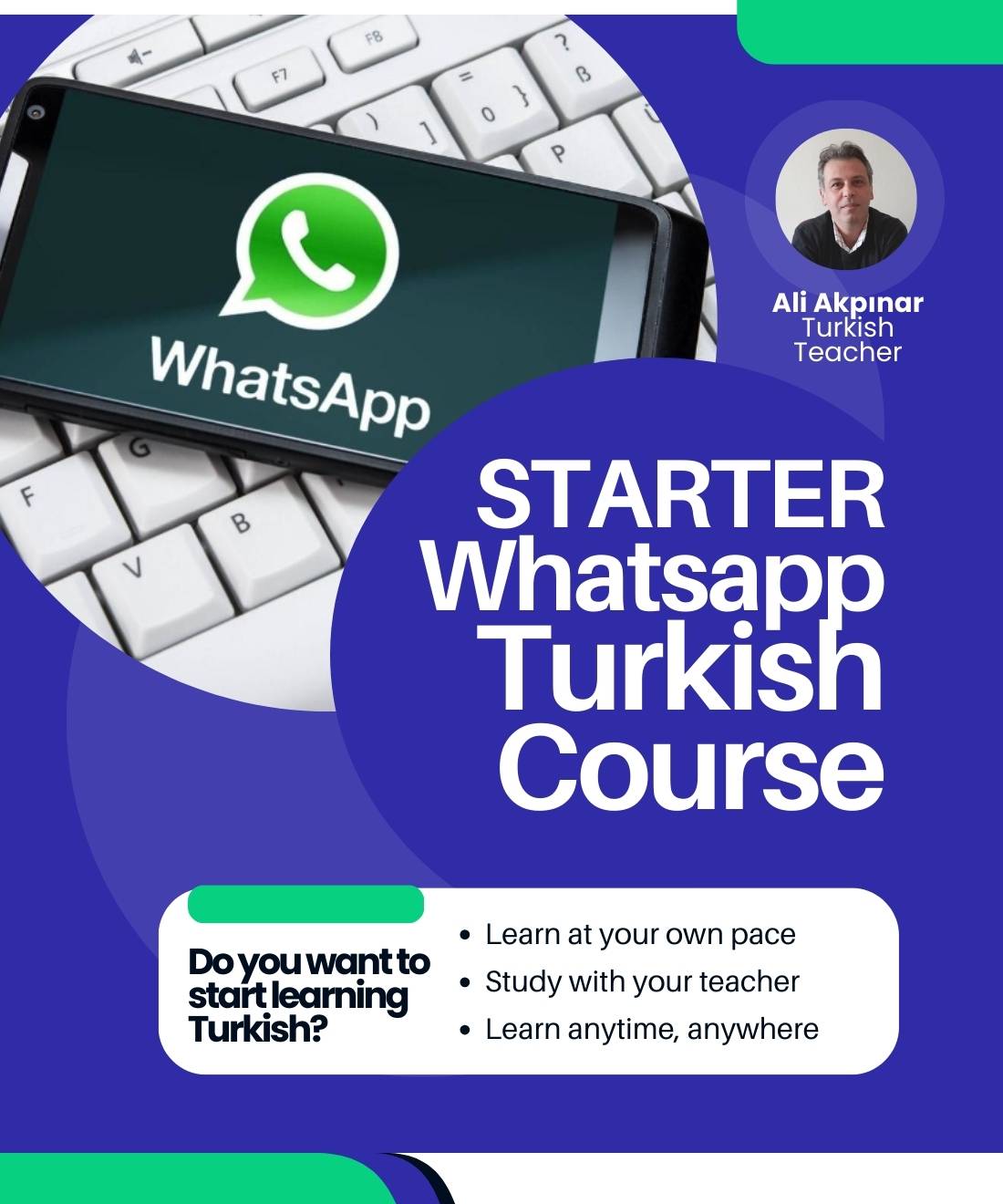 STARTER Turkish Course (On Whatsapp)