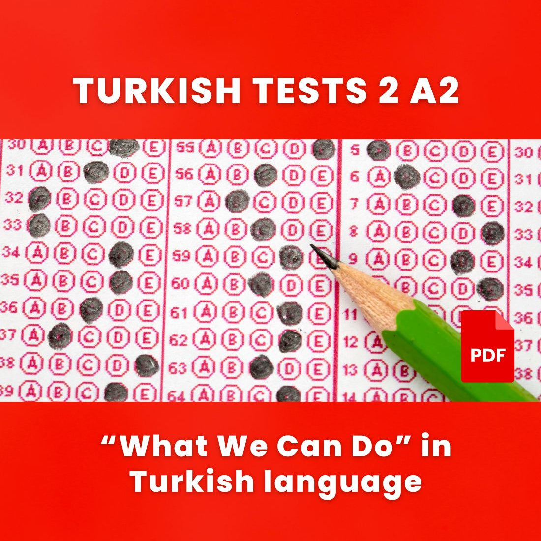 turkish test quiz a2 - can in turkish language