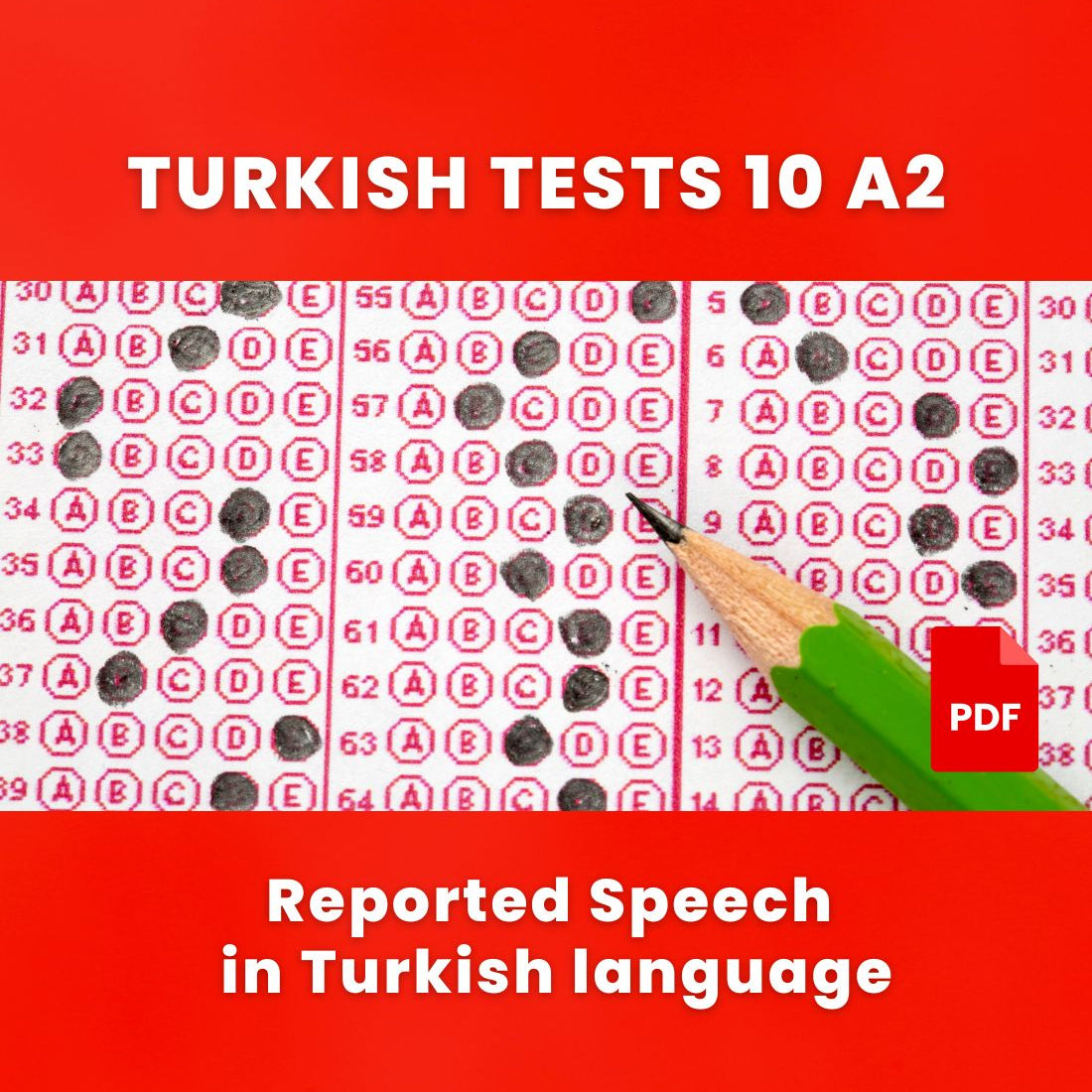 turkish test quiz - reported speech in turkish language