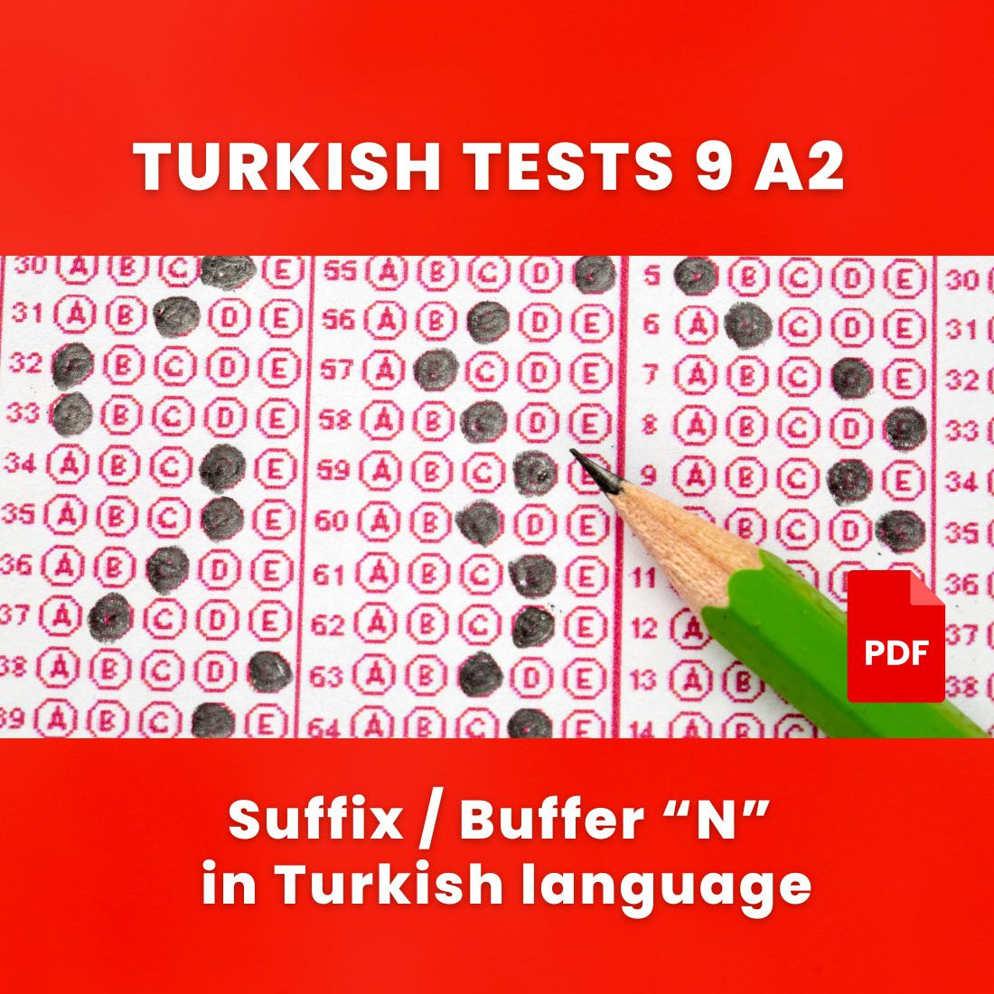 turkish test quiz - suffix n in turkish language