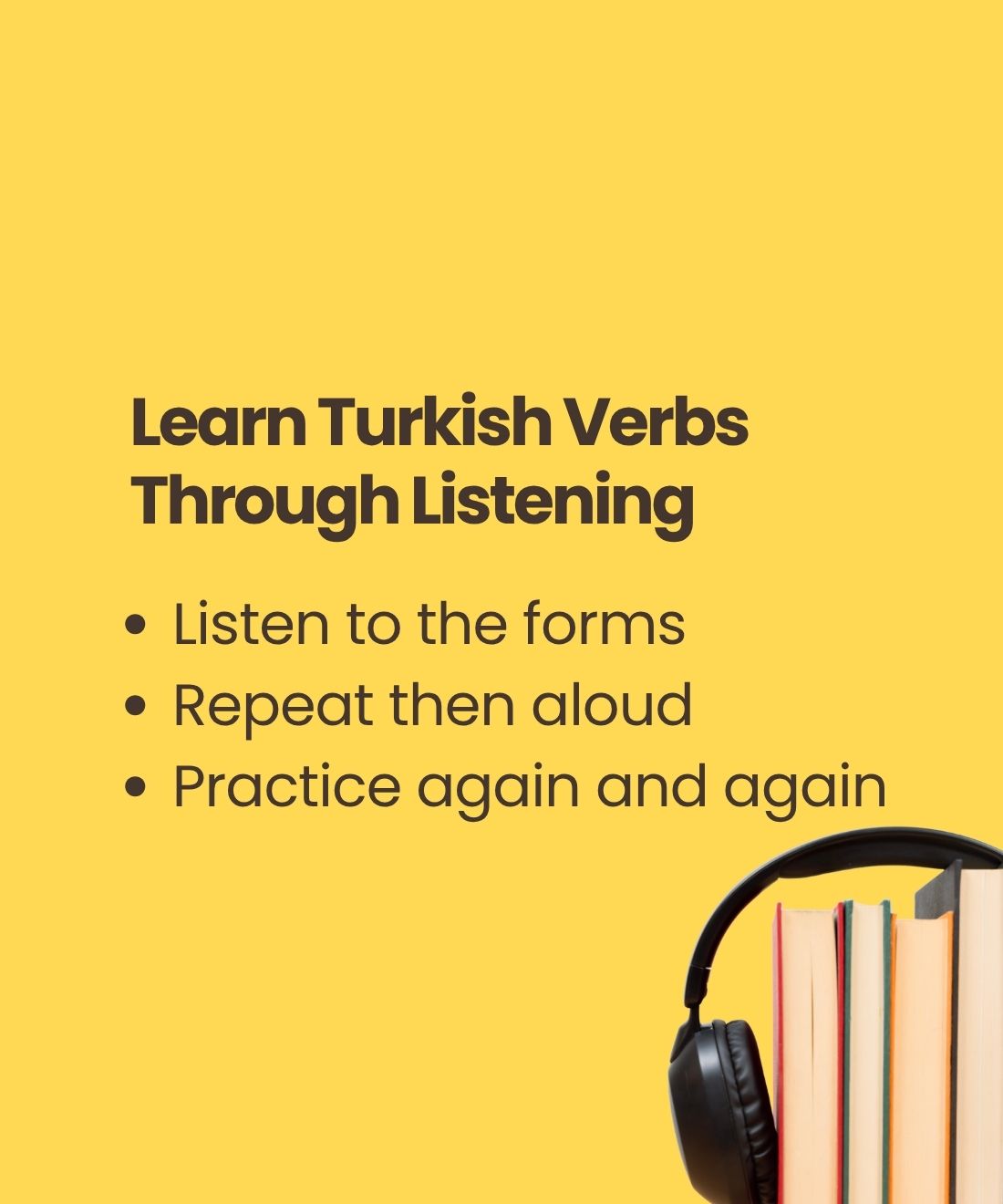 Turkish Verb Conjugation 1 A1 (Present Tense) – 50 Essential Turkish Verbs Listening Practice Audiobook