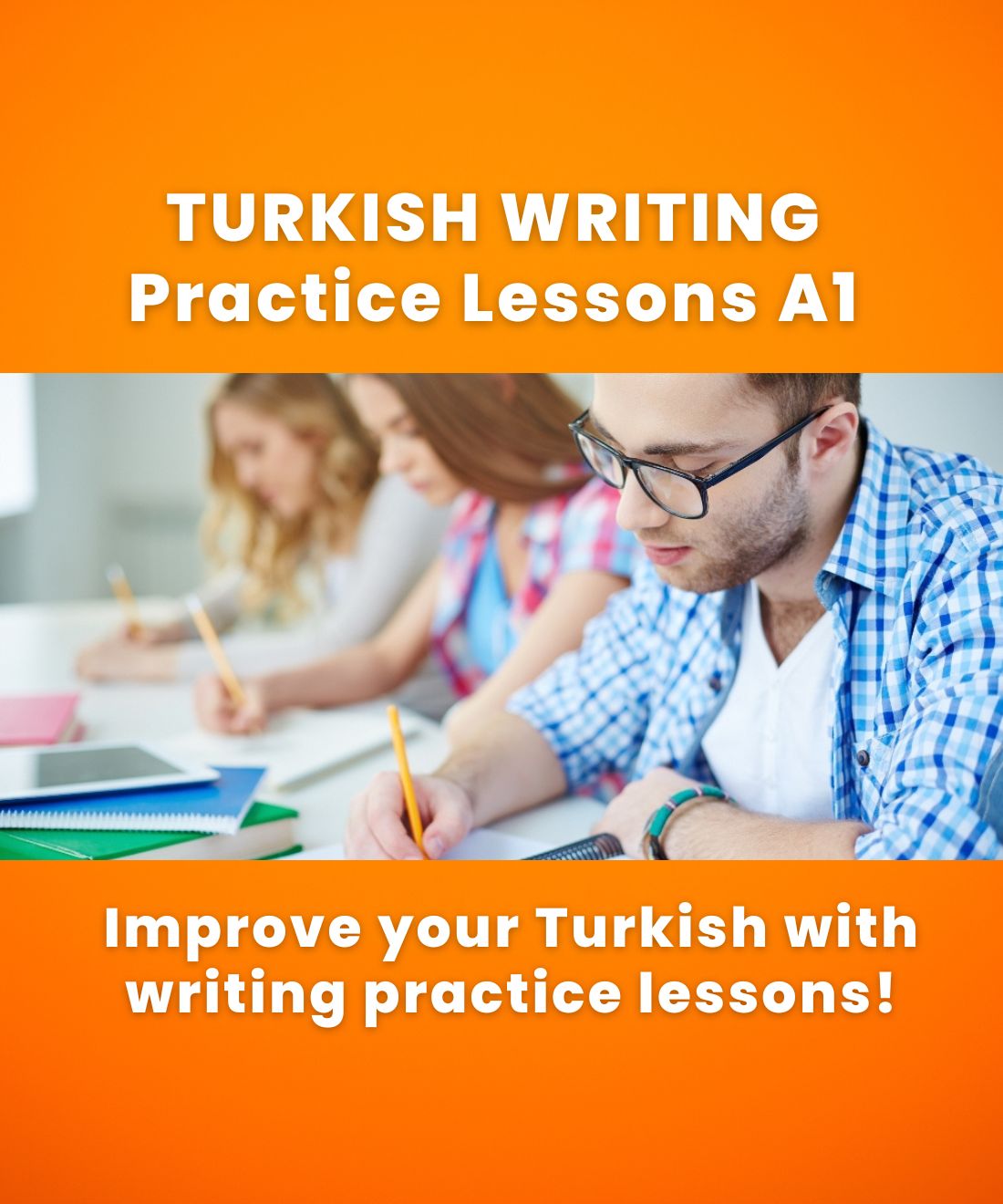 turkish writing lessons a1