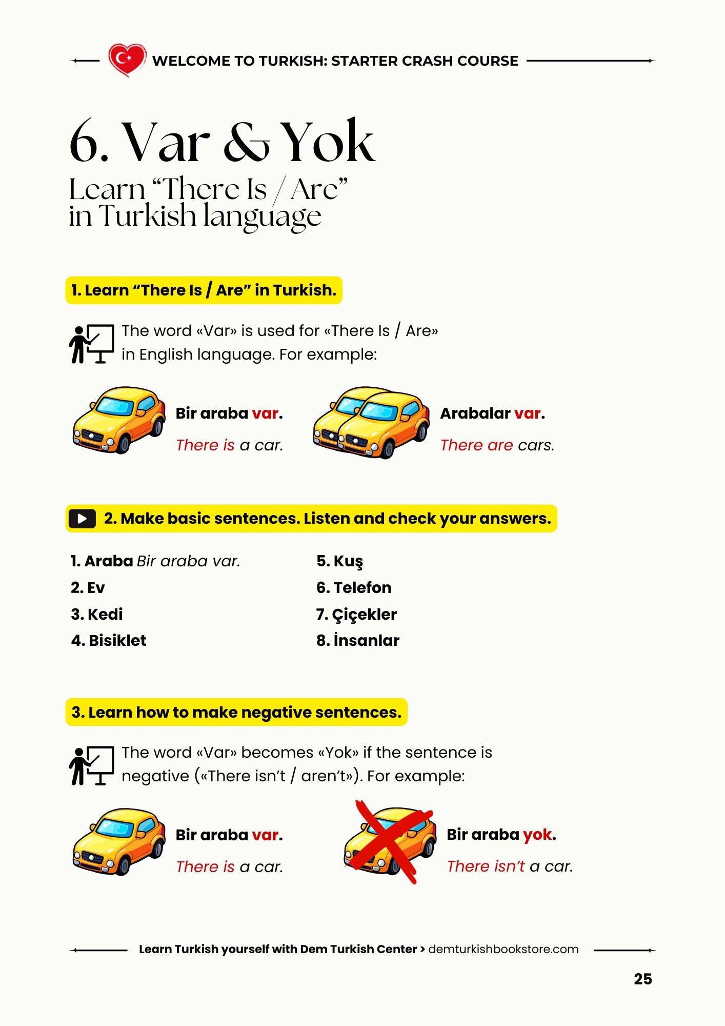Turkish Starter Crash Course