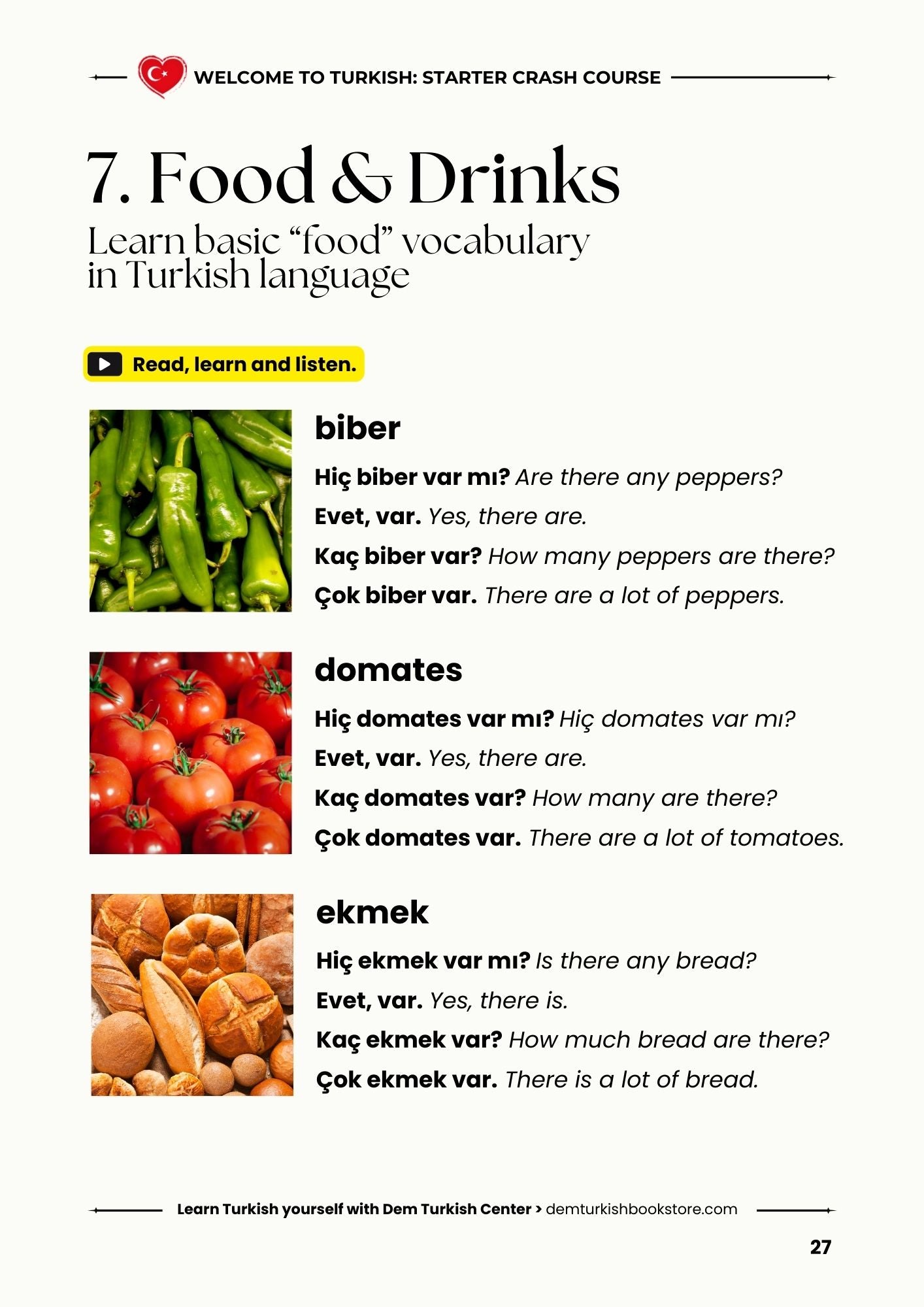 Turkish Starter Crash Course