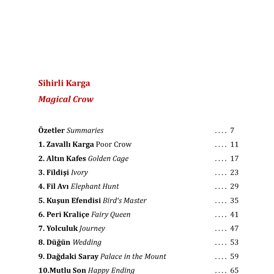 Turkish Fairy Tales 1 A1