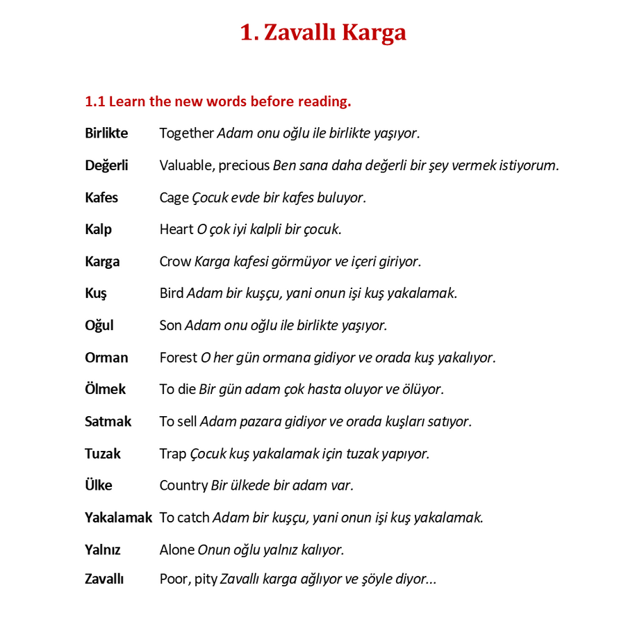 Turkish Fairy Tales 1 A1