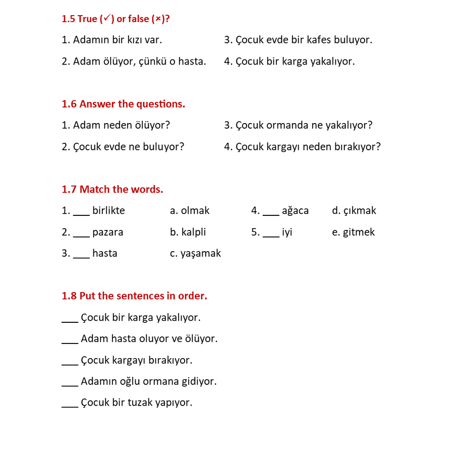 Turkish Fairy Tales 1 A1