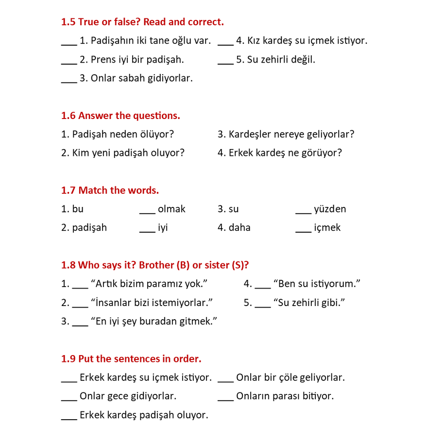 Turkish Fairy Tales 2 A1