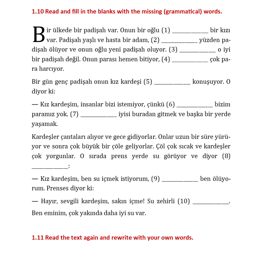 Turkish Fairy Tales 2 A1