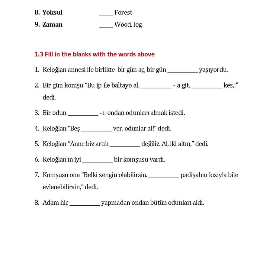 Turkish Fairy Tales 3 A2