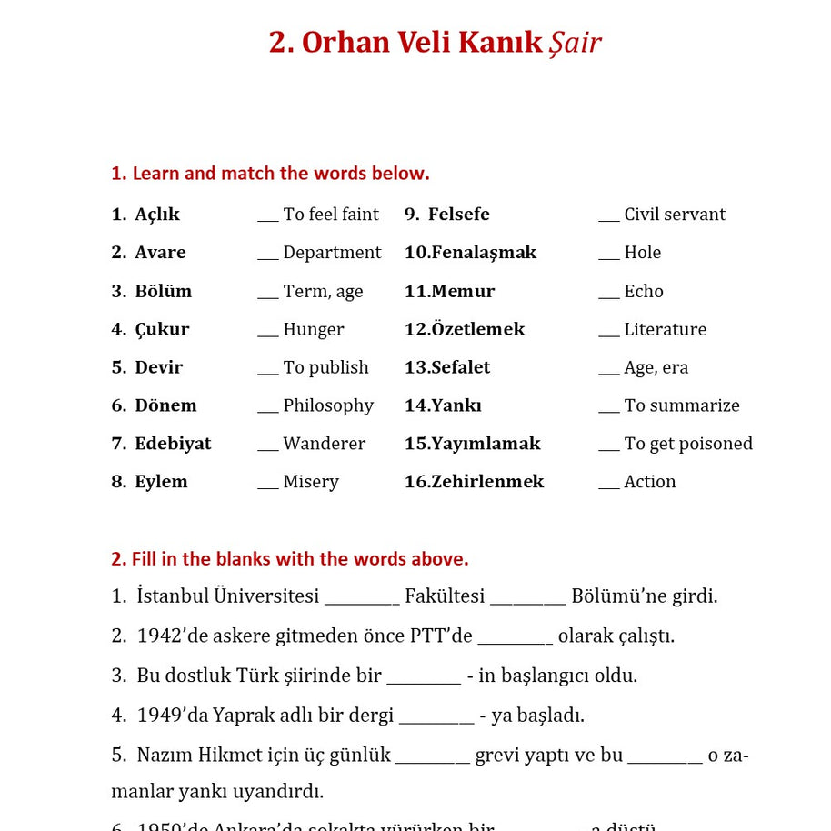 Turkish Biographies 3 B1